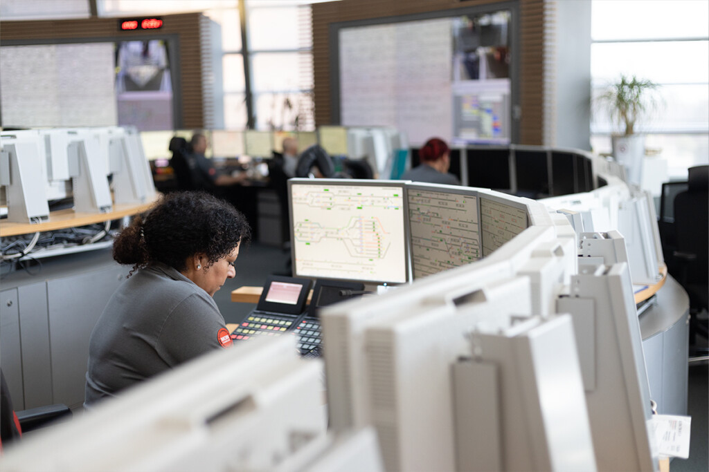 Public transport control room.