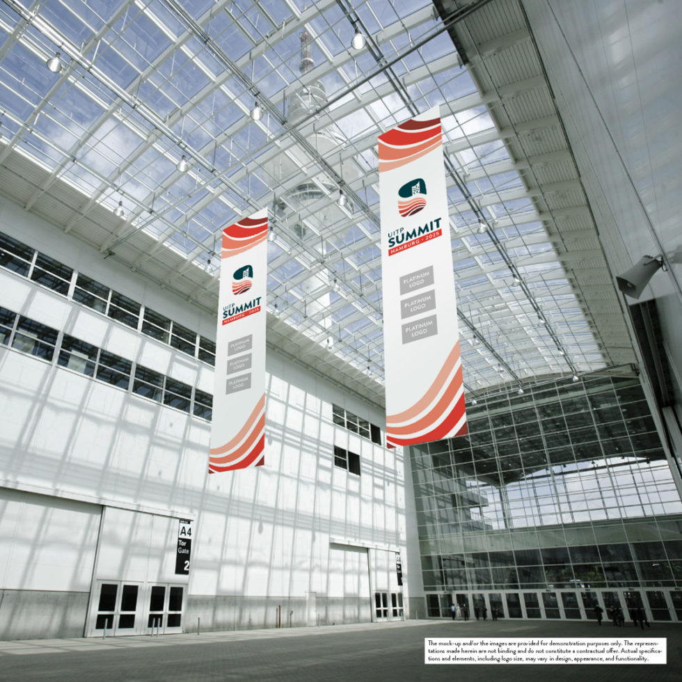mockup suspended banner