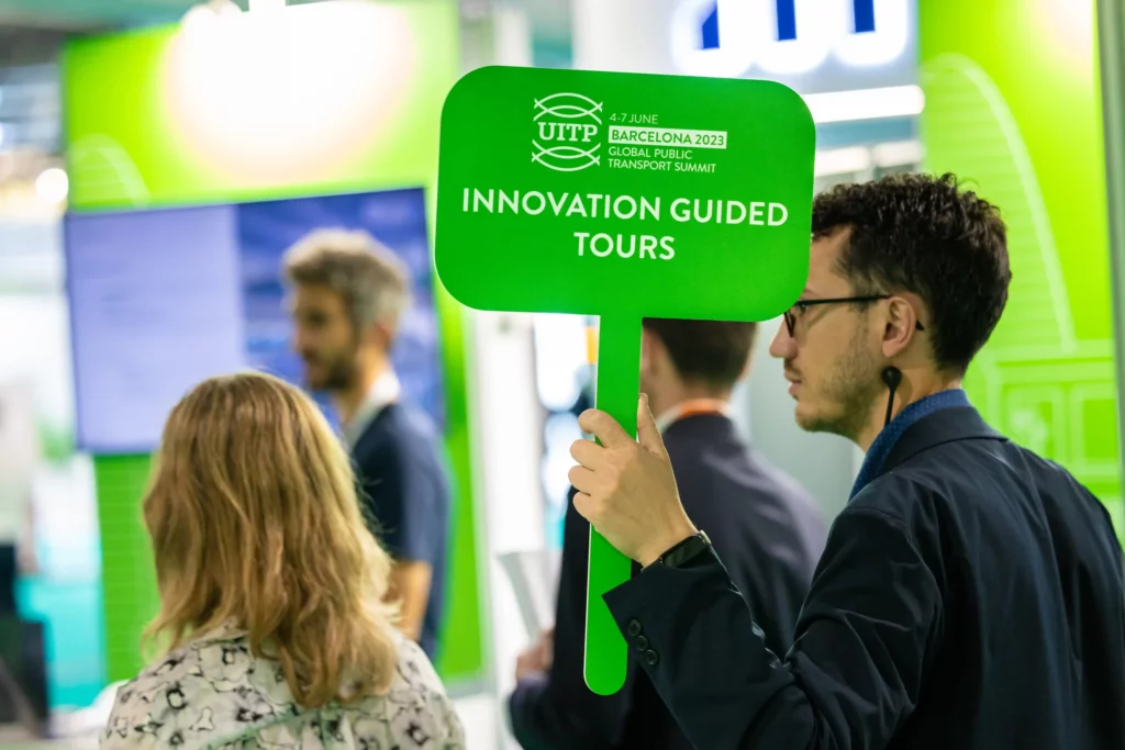 An 'Innovation Guided Tour' at the UITP Summit.